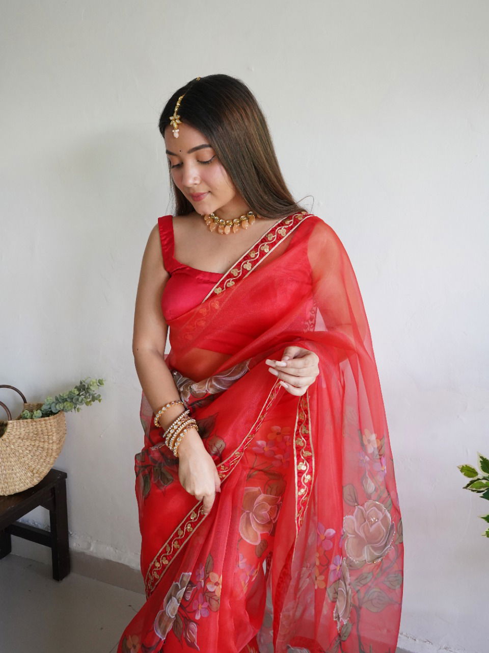 Nilam 01 Fancy Organza Wholesale Party Wear Sarees Catalog

